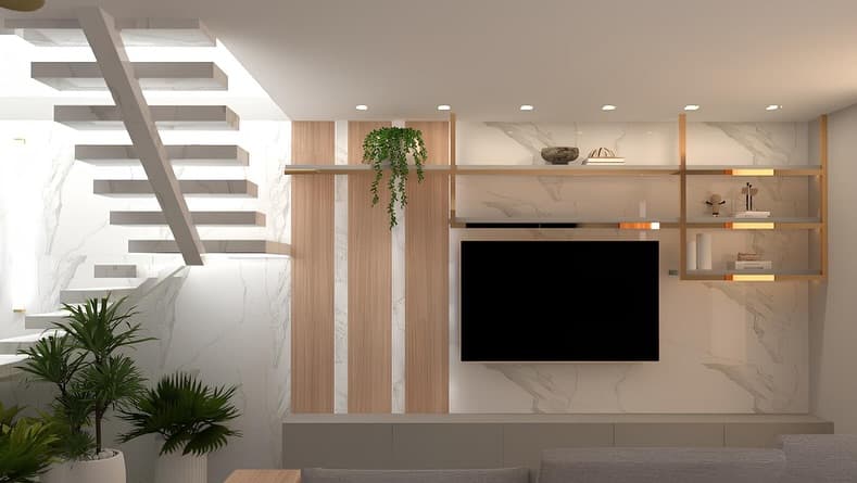 Projeto arquitetônico moderno